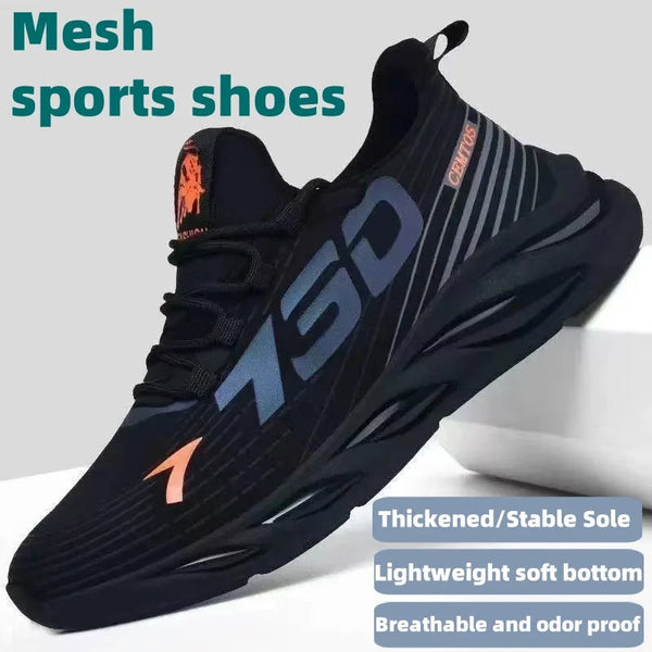 Men's casual light mesh sports shoes summer breathable cool running