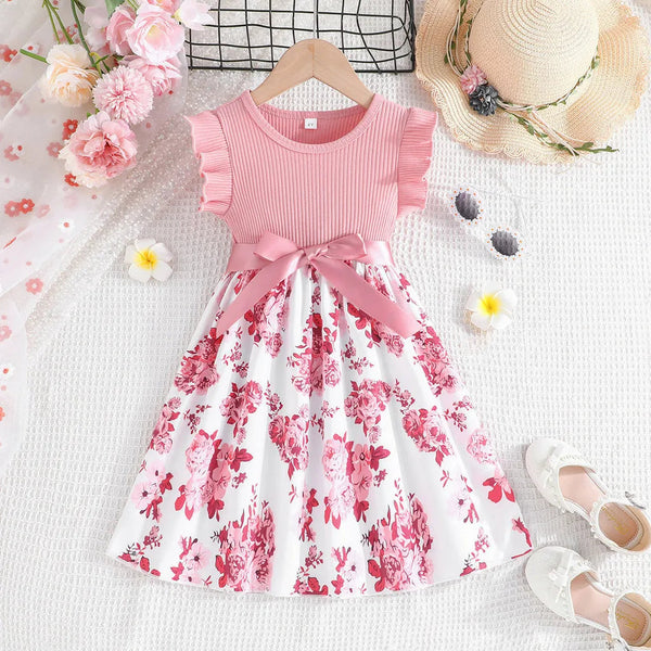 Floral Princess Dresses Ootd For Baby Girl