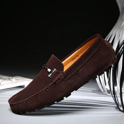 New Men Casual Shoes Fashion Suede Soft Men Loafers