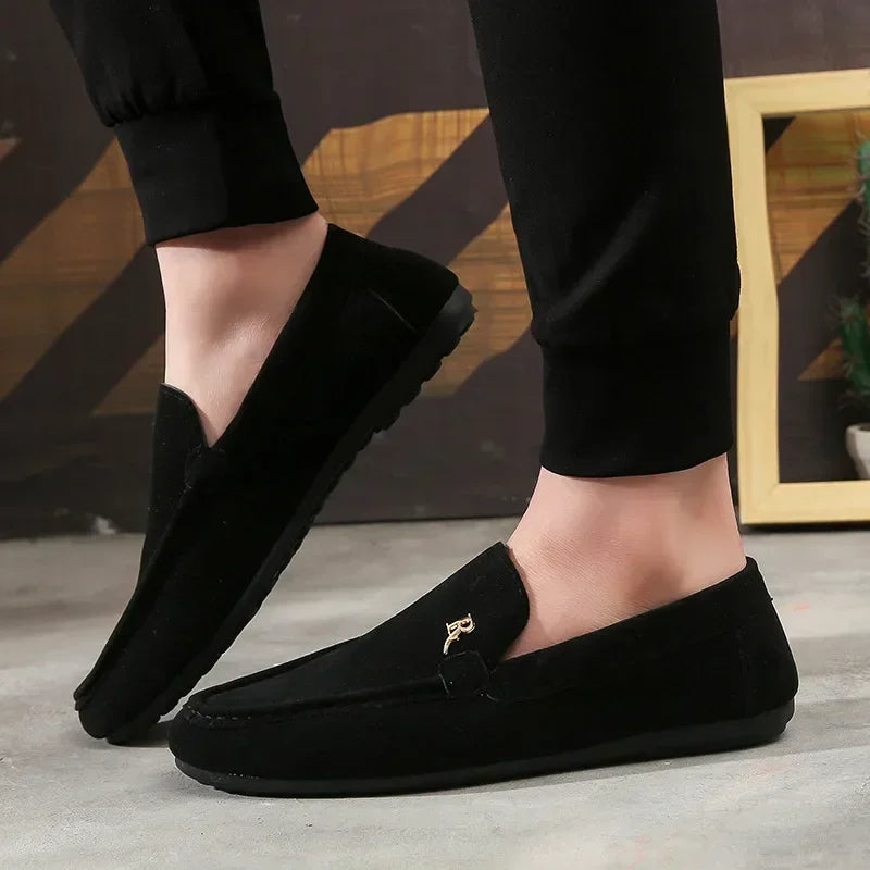 Shoes for Men Soft Comfortable Black Mens Loafers