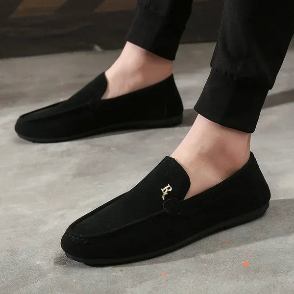 Shoes for Men Soft Comfortable Black Mens Loafers