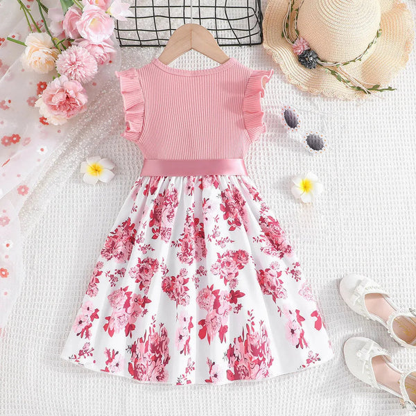 Floral Princess Dresses Ootd For Baby Girl