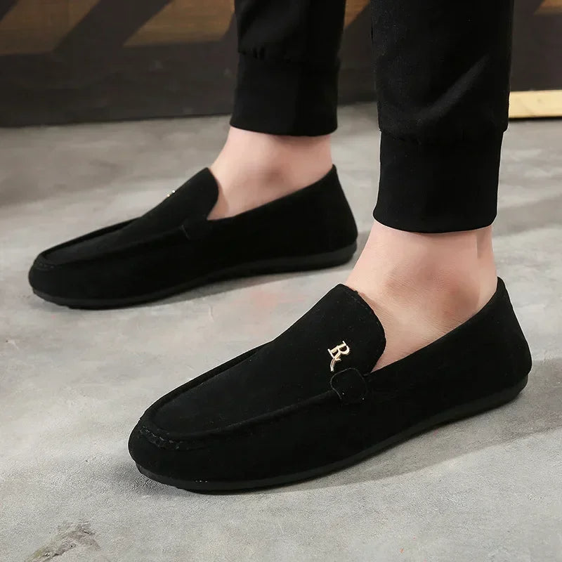 Shoes for Men Soft Comfortable Black Mens Loafers