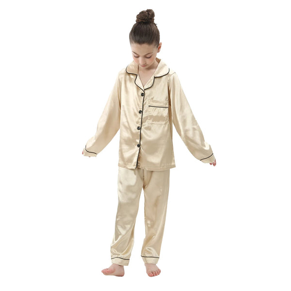 Four Season Girls Silk Pajamas