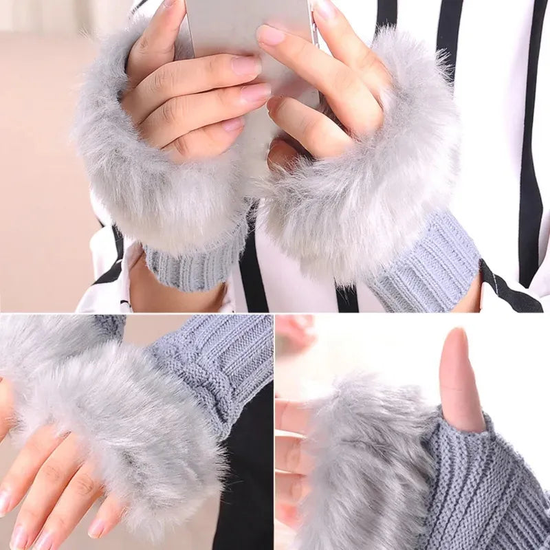 Fancy Wool Gloves For Women