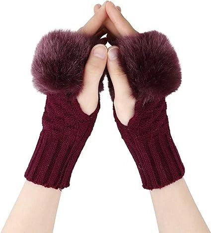 Fancy Wool Gloves For Women