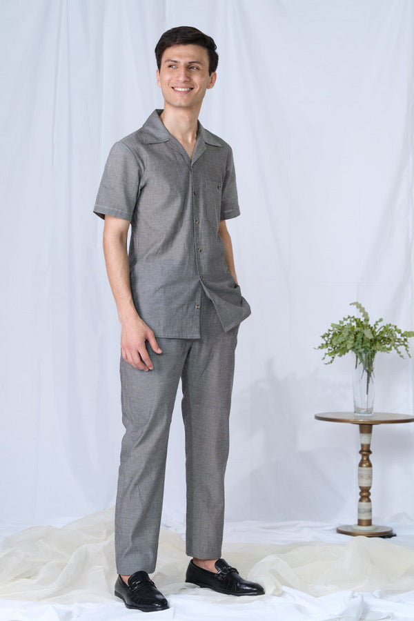 Linen Malay Safari Suit